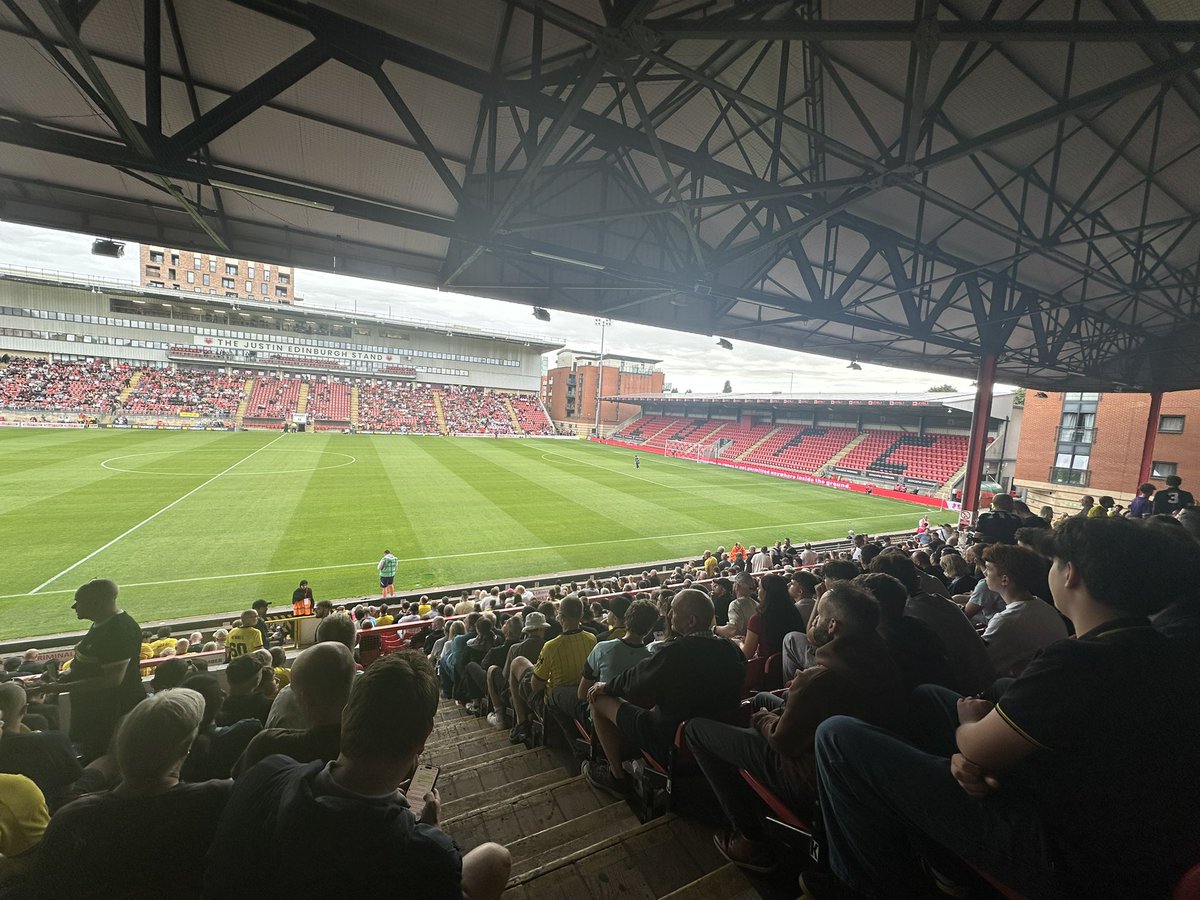 Season #41 underway at ground #71. Some signs of promise but the pie and mash probably the highlight in all honesty. #watfordfc