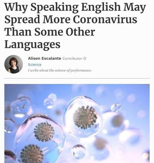 Another doozy from the Covid mania of July 2021:

“Why speaking English may spread more Coronavirus than some other languages”

Absolute clowns 🤡 got platformed and promoted by the media 😂😂

Facebook’s ‘Memories’ functionality is very useful!