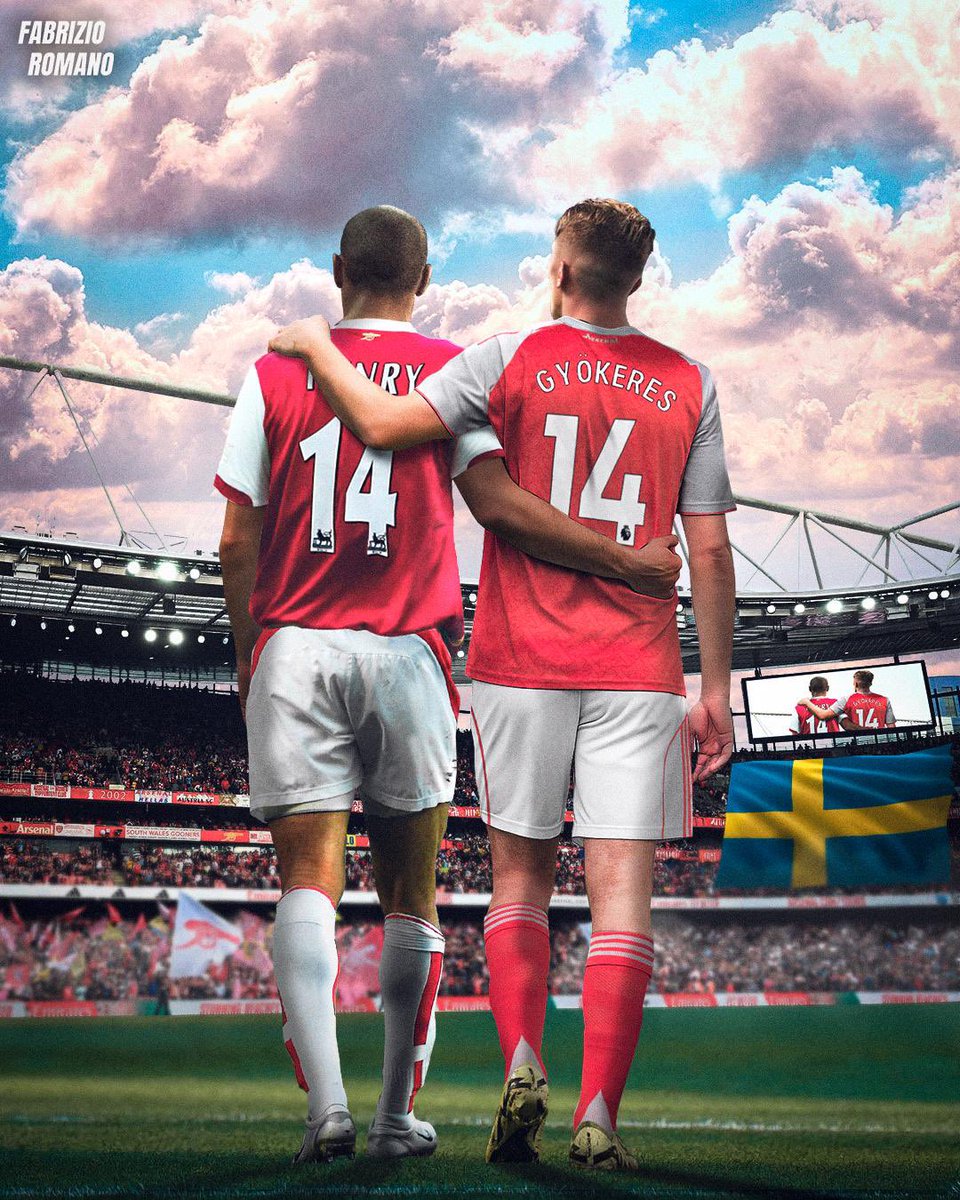 🚨❤️🤍 Viktor Gyökeres has just signed his contract as new Arsenal player! ✍🏼

All sealed after medical tests done today, official statement to follow next…

…and number 1️⃣4️⃣, confirmed.