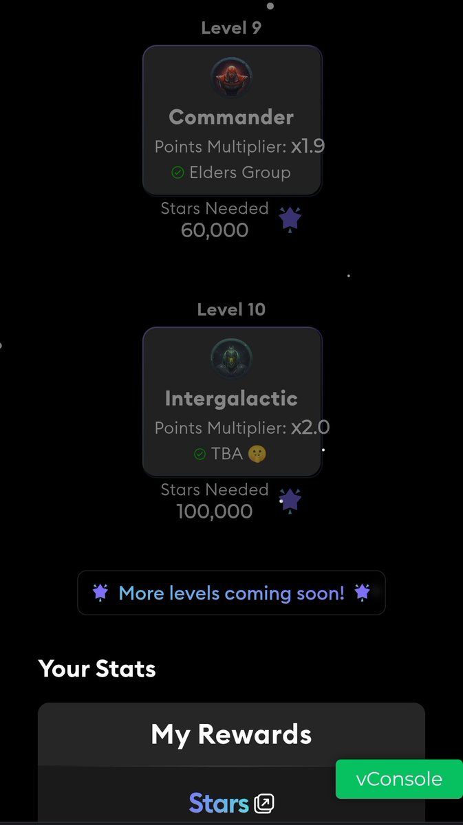 Perp_338's tweet image. Some people think it’s all about points, but what really matters are the stars you collect
those stars unlock the levels on @NetworkNoya
Space race.
Right now, there are 10 levels:
• Level 1: 1,000 stars
• Level 2: 2,000 stars
• Level 3: 3,000 stars
• Level 4: 5,000 stars…