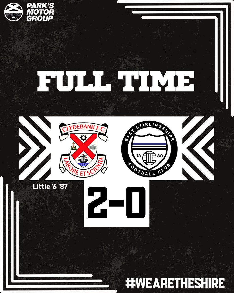 TheShireFC's tweet image. ⏹️ | 𝗙𝗨𝗟𝗟 𝗧𝗜𝗠𝗘 

A hardworking performance but our opening game ends in defeat 

CFC ⚪🔴 2 - 0 ESFC ⚫⚪
#WeAreTheShire