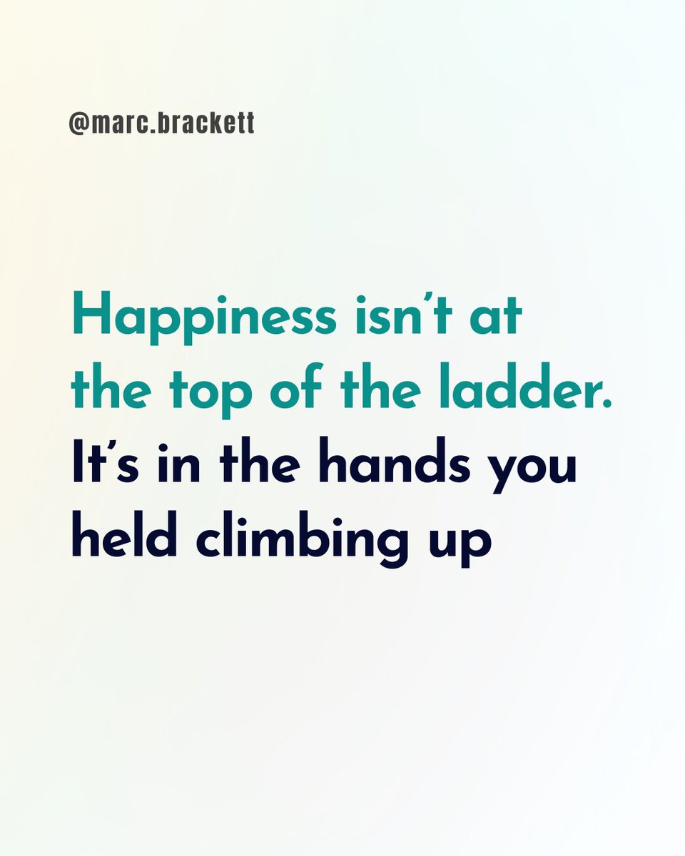 We spend years chasing success—
the degrees, the promotions, the recognition.

And along the way, we tell ourselves it’s okay to miss the call… reschedule the dinner… let the text go unanswered.
We convince ourselves there will be time for connection after we arrive.

But the