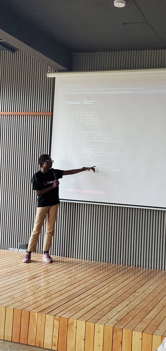 allanrobinson.base.eth (@robinsoncodes) on Twitter photo 🚀 Kisumu ink! Builders Meetup was a success
✅ Deployed & interacted with 3 contracts: Flipper, Wishlist, Counter
👨💻 15 builders demoed & explained their smart contracts
🎯 Attendees grasped smart contract structure & deployment basics
Thank you <a href="/DOTmeetups/">Polkadot Meetups</a> for supporting Kisumu 🚀 Kisumu ink! Builders Meetup was a success
✅ Deployed & interacted with 3 contracts: Flipper, Wishlist, Counter
👨💻 15 builders demoed & explained their smart contracts
🎯 Attendees grasped smart contract structure & deployment basics
Thank you <a href="/DOTmeetups/">Polkadot Meetups</a> for supporting Kisumu