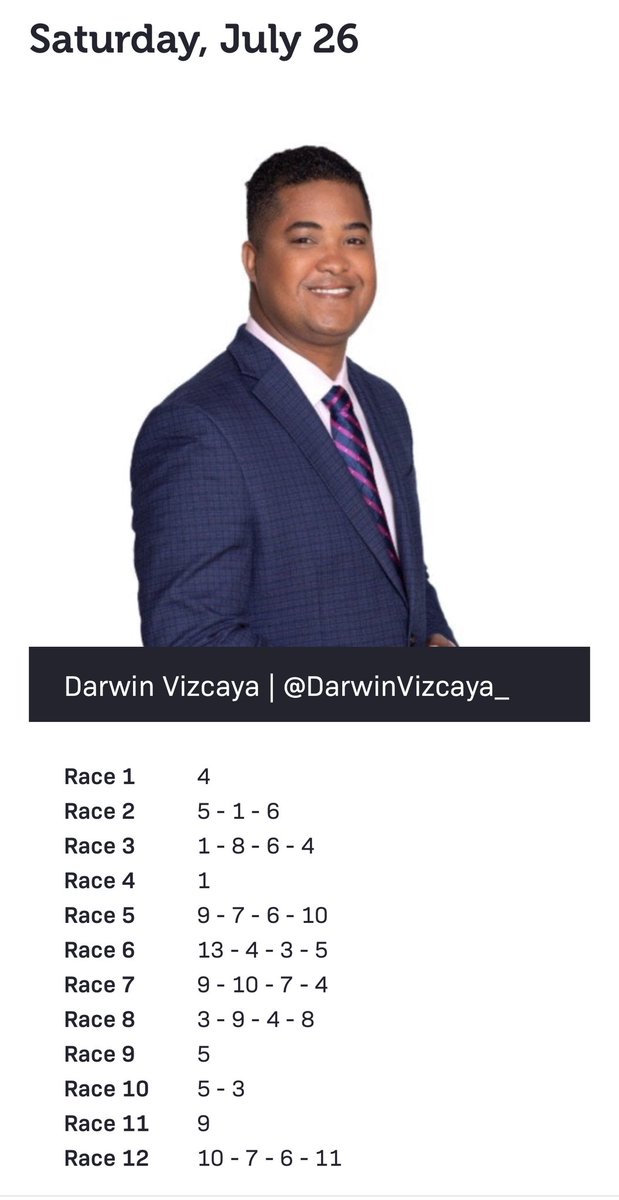 Hoy es día de ganar en 
#Saratoga <a href="/TheNYRA/">NYRA (🎪)</a> 
El potro Accost debuta hoy 
lo tengo en alto concepto al igual 
que el potro Vino Vici. No los dejen 
fuera de sus combinaciones. Tienen
mucha clase y potencial para ser 
potros de gran nivel. 
#Hablanloscaballos <a href="/NYRABets/">NYRA Bets</a>