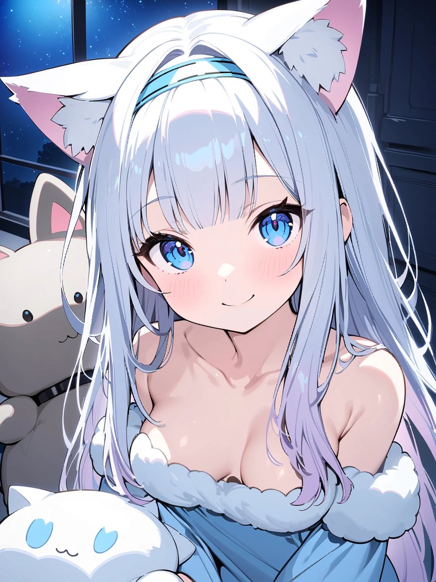 Aiilast's tweet image. おやすみニャ🌙
#AIart