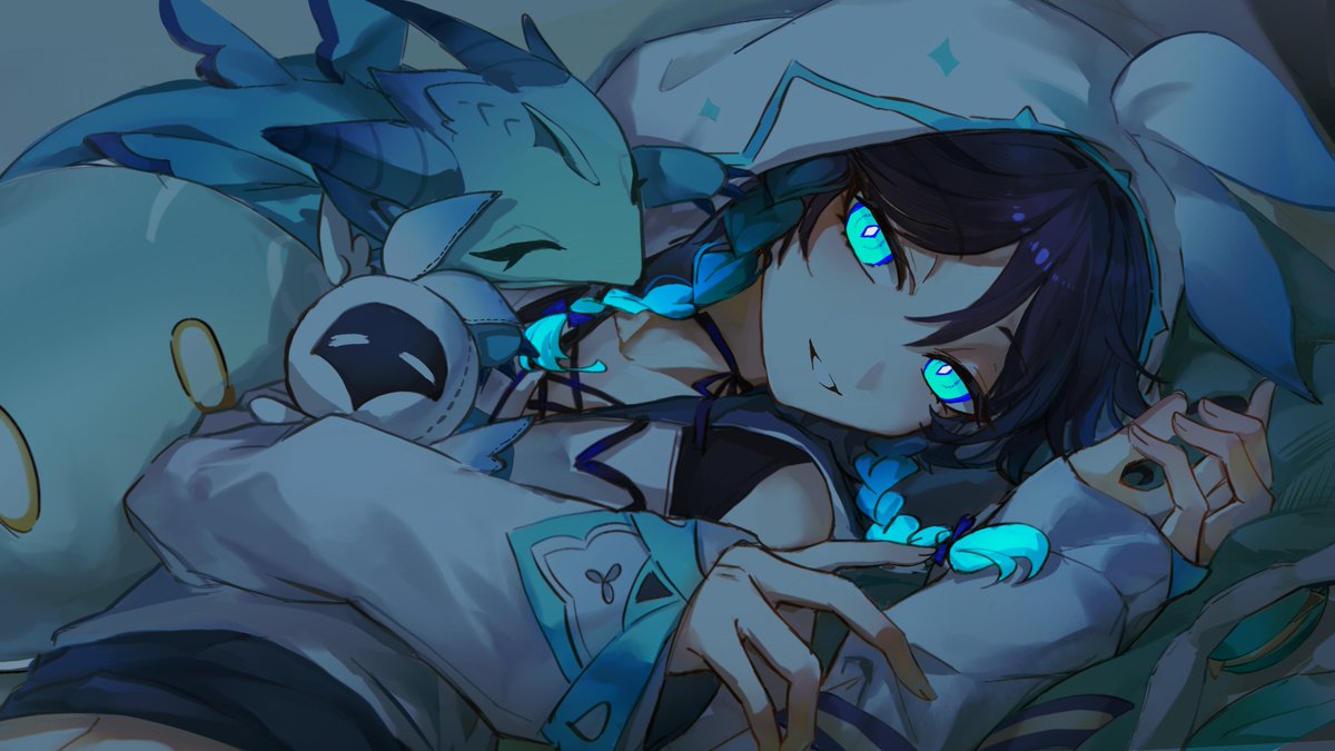 晚安 
Good Night 
#温迪 #Venti #ウェンティ #原神 #GenshinImpact