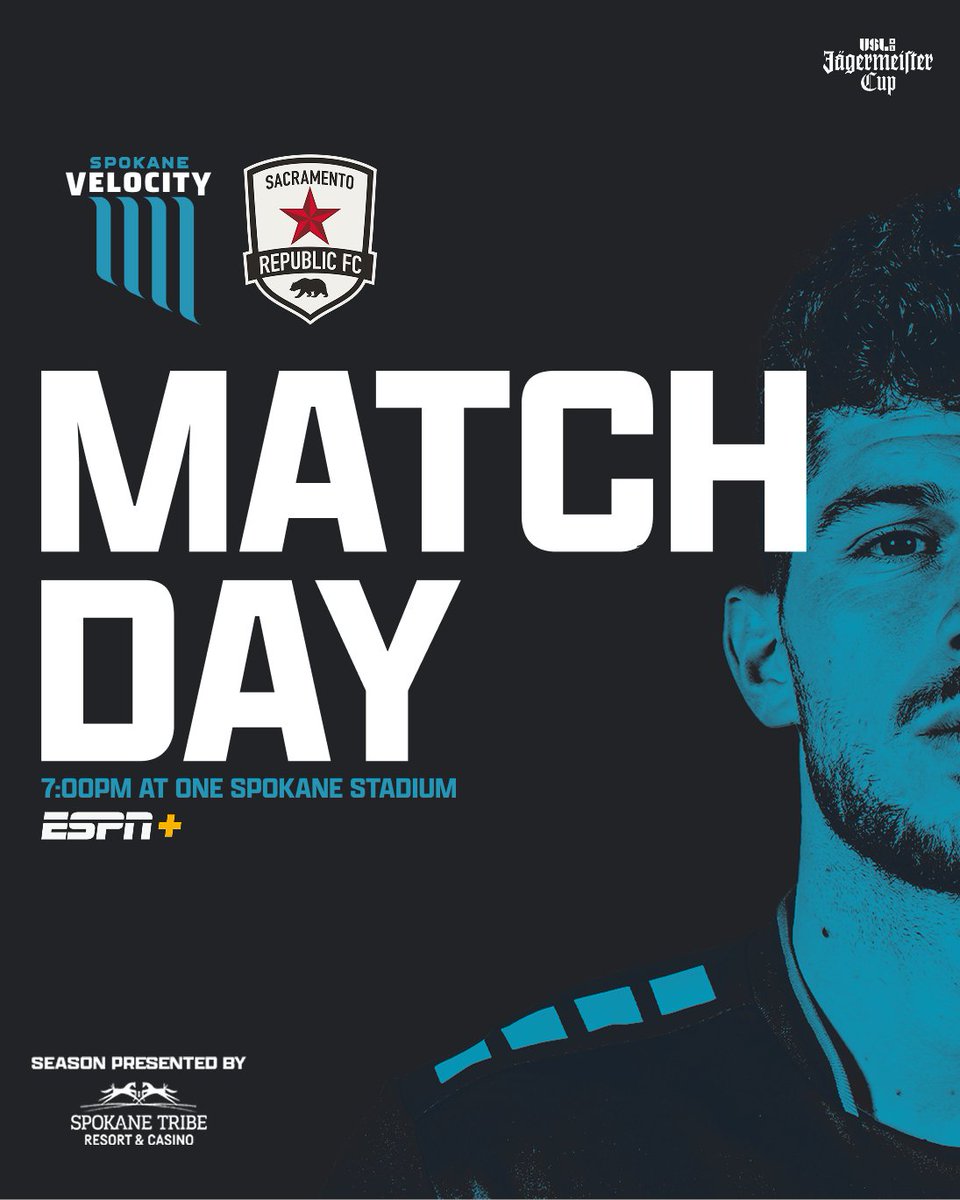 SpokaneVelocity's tweet image. We are BACK home for 𝙈𝘼𝙏𝘾𝙃 𝘿𝘼𝙔!
🆚 Sacramento Republic FC
⏰7:00PM
🏟️ONE Spokane Stadium
📺ESPN+
Local network: Live SWX
🎟️ Link in bio
#SPKvSAC #LeagueOne #LetsGoSpo #UpTheFalls #WelcomeToTheEdge #UnfinishedBusiness #USLJägermeisterCup