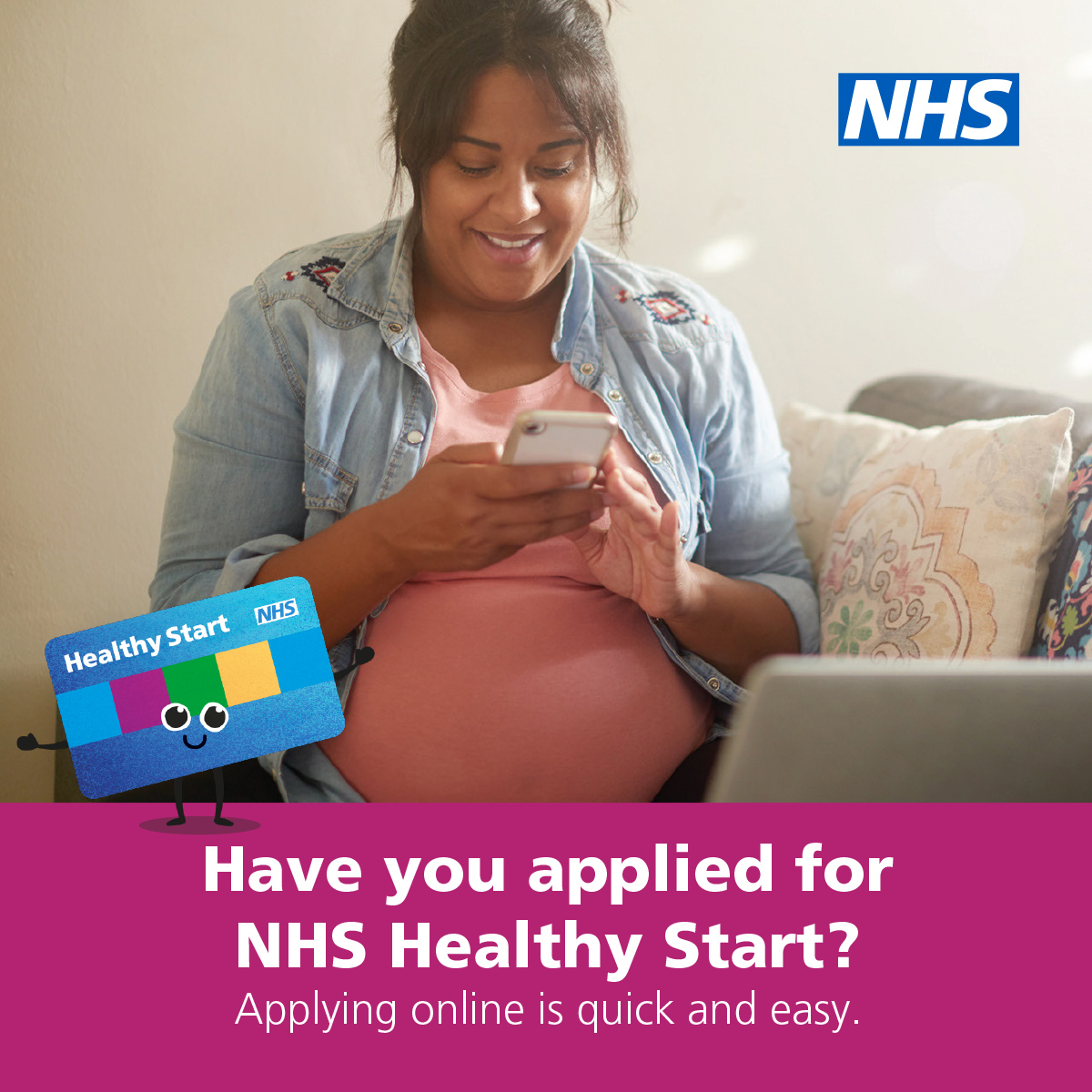 bathnes's tweet image. Pregnant or have a child under four?
You may be eligible for @NHSHealthyStart if you receive certain benefits. The scheme helps with the cost of healthy food and milk—giving your little one the best start.
Find out more and apply online: 👉 healthystart.nhs.uk