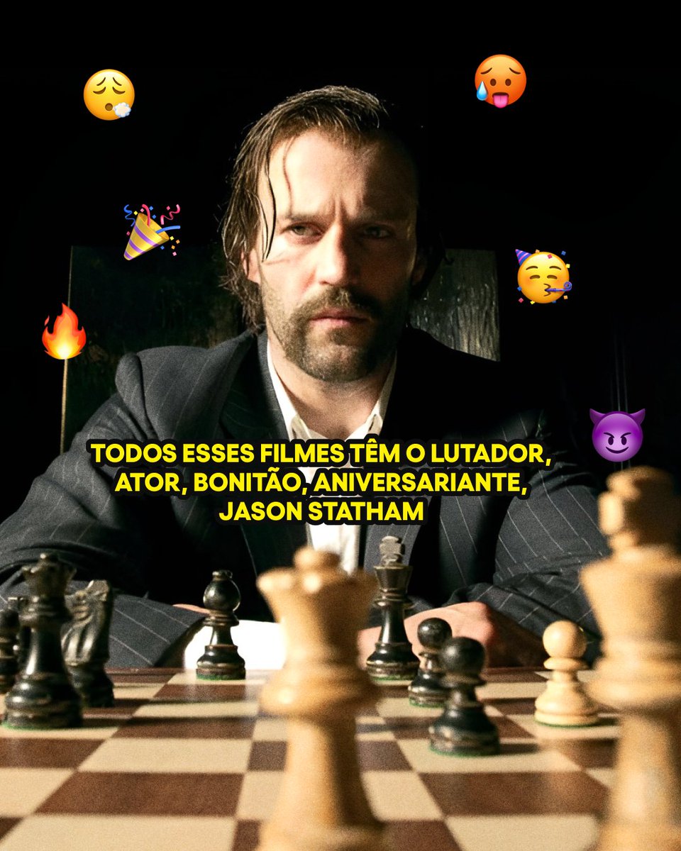 Euzinha nem ia falar de "Carga Explosiva 3" e "Perseguição Mortal" pra não parecer que eu tenho uma leve obsessão pelo Jason Statham... 🤫 (mas assim, se ele me ligar...)

Vem ver esses e outros HINOS da ação DE GRAÇA no meu app! 💥

#JasonStatham