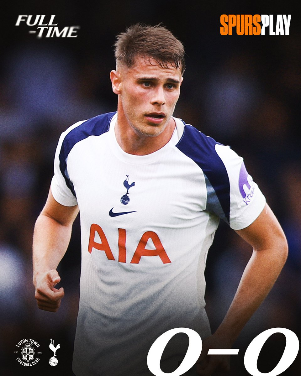 PremierFanPost's tweet image. Su segundo partido del día tampoco lo pudo ganar #TottenhamHotspur y empató sin goles con Luton Town
Ahora los spurs irán hacia Asia para hacer una gira de pretemporada por el lejano oriente