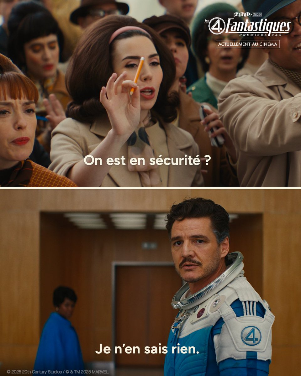 MarvelFR's tweet image. AH.

#Les4Fantastiques : Premiers pas, actuellement au cinéma.
