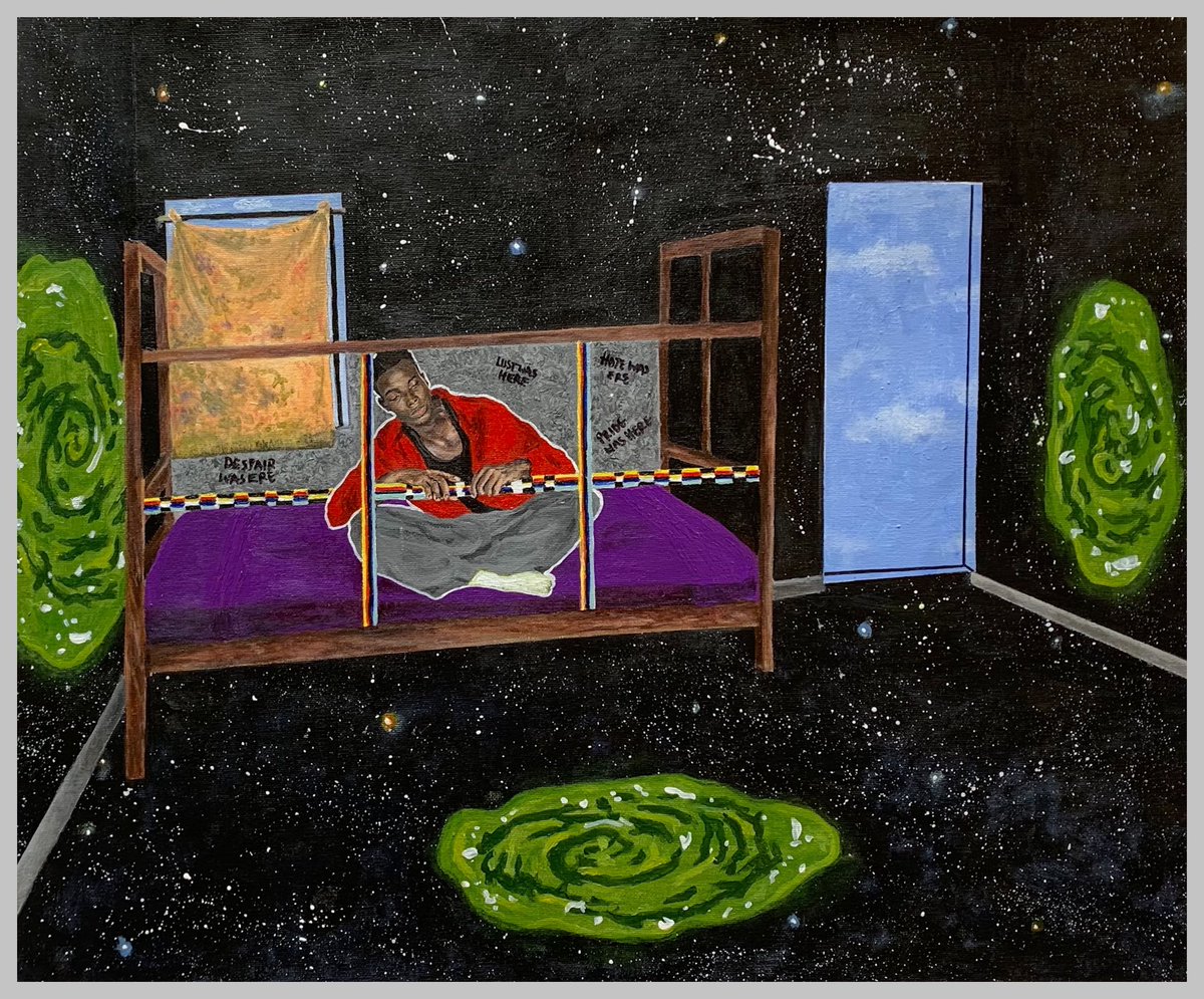 RICKSDAGREAT's tweet image. This artwork explores the connection between the mind and heart, depicting the mind as an open room for thoughts and influences. It echoes Proverbs 4:23, urging us to "guard our heart." Viewers are invited to reflect on their emotional and mental landscapes. Share your thoughts!