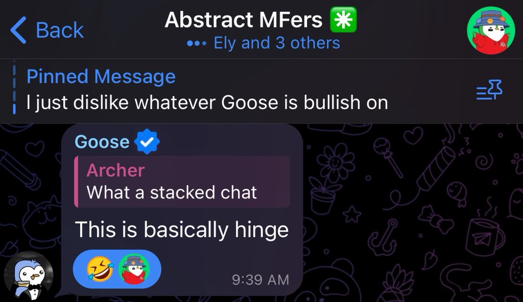 the abstract networking cabal chat is now rebranding to a web3 e-dating chat 

this chat is your best chance at marrying an abstract angel ✳️