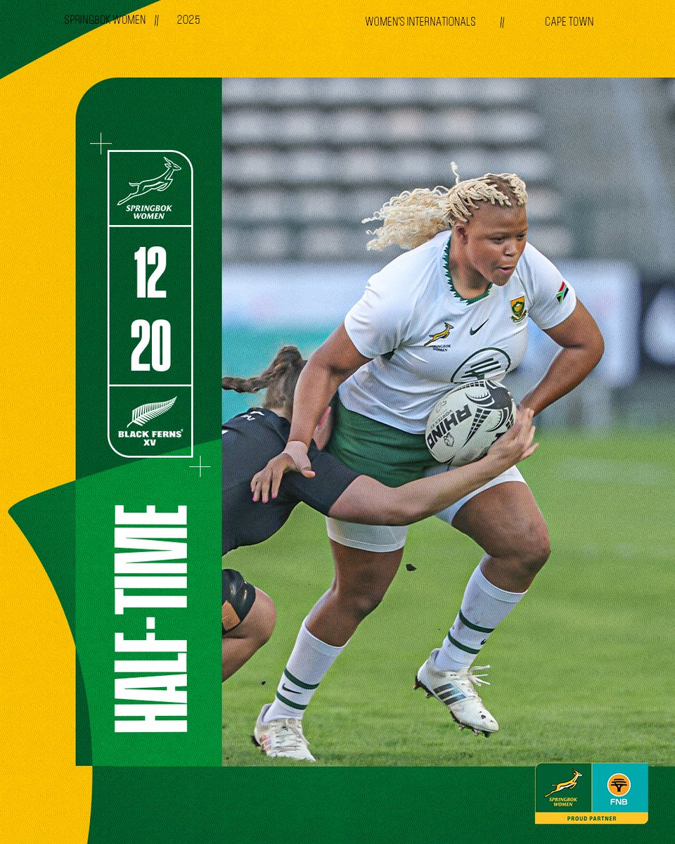 Trailing at the break, but far from done. A big second half coming from the #BokWomen 🔥
#MakeItCount