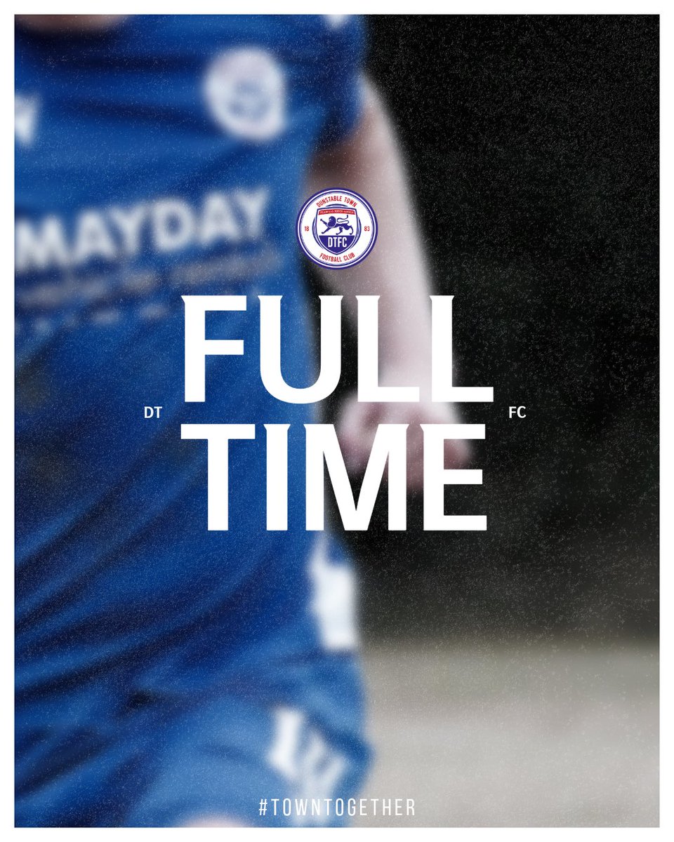 DunstableTownFC's tweet image. ⏱️ FULL TIME - A game of two halves as Town played well first half and Borough bring the better second half.

🔵🔵 DUN 2-2 HAR 🟢🟢

#towntogether #youareenough