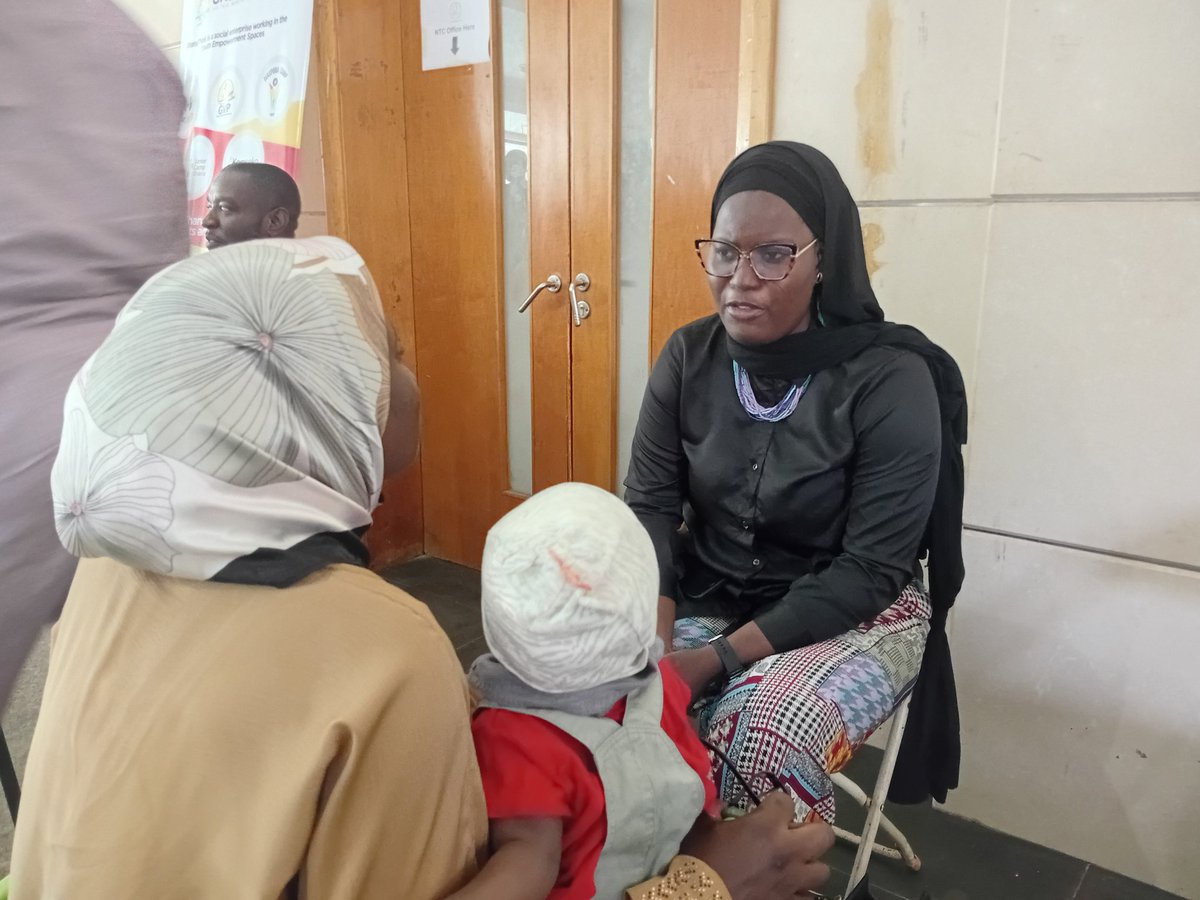 #bctamale mentor Ummuhani engaging a mentee.