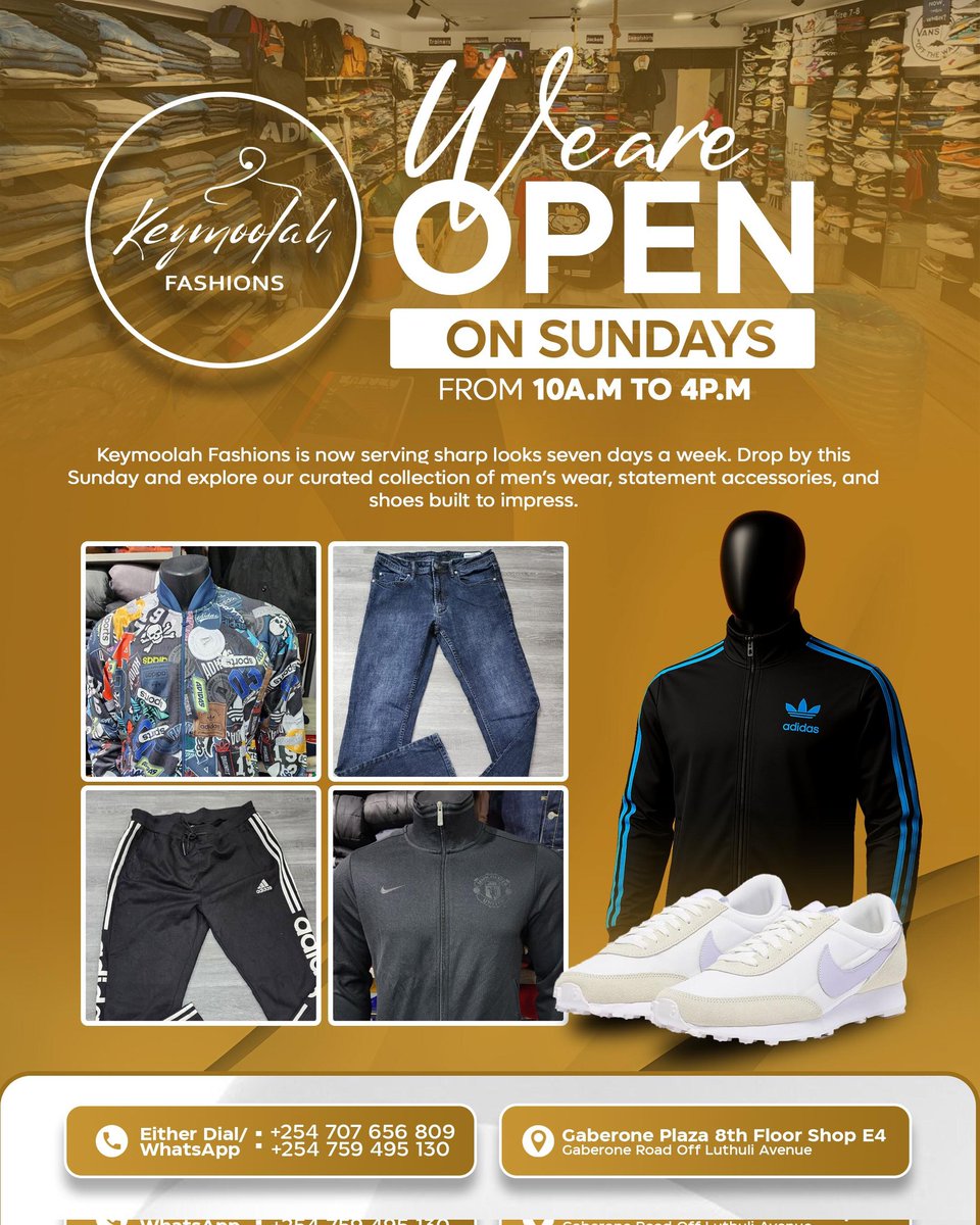 KeymoolahKim's tweet image. GoodNews Tomorrow We are Open Guys Mnaeza pitia Mkitoka church Tuchambue Ma looku retweet Widely
Call/WhatsApp 0707656809
@osoroKE @_CrazyNairobian @Bookten8 @Entr_dawood