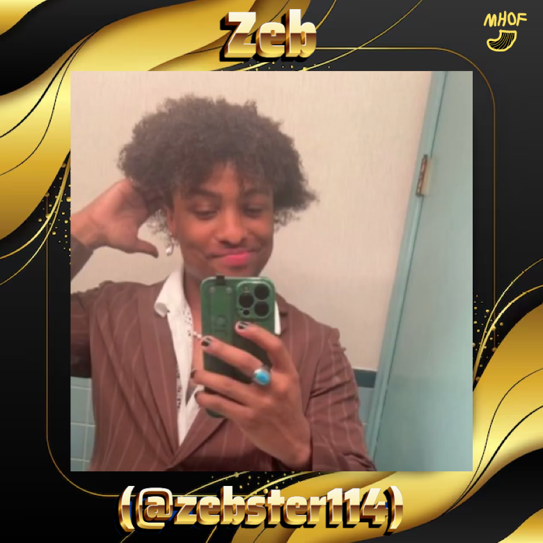 jazzsox's tweet image. The first member of the inaugural class of my Mutual Hall Of Fame is Zeb (@zebster114)
Clap it up for Zebatron aka Zebby aka Zeballsack!