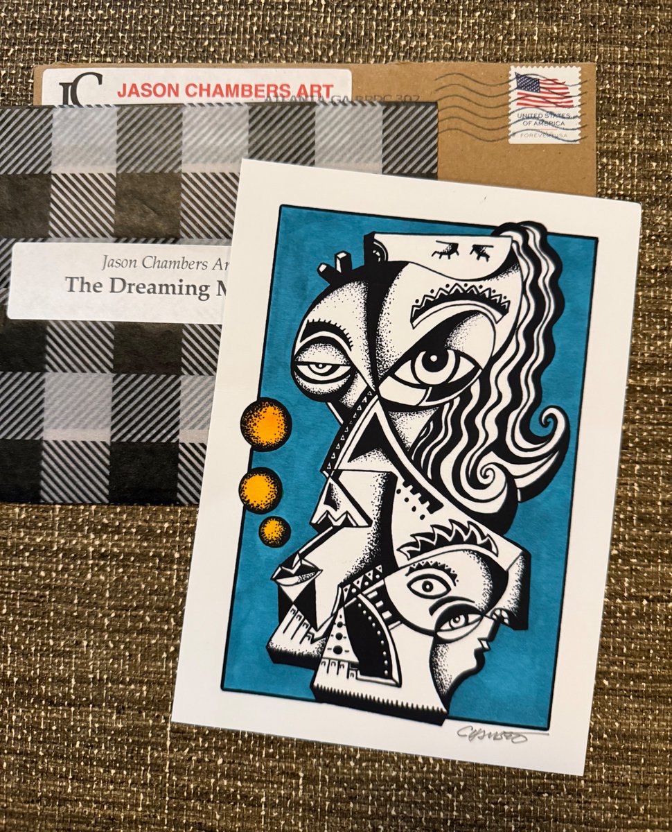 MoDA (@mymoda_io) on Twitter photo Do you get bills in the mail? Or just junk mail? We get <a href="/jasonlchambers/">jasonchambersart</a> art. #1 from The Cubist Print Club arrived today!!! Such a quality piece of art. A real treasure. Do you get bills in the mail? Or just junk mail? We get <a href="/jasonlchambers/">jasonchambersart</a> art. #1 from The Cubist Print Club arrived today!!! Such a quality piece of art. A real treasure.