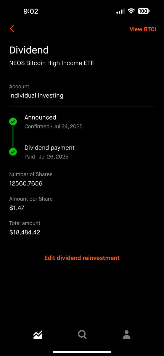 DekuTCG's tweet image. Feels good to get paid … for doing nothing. 
$BTCI $YETH
