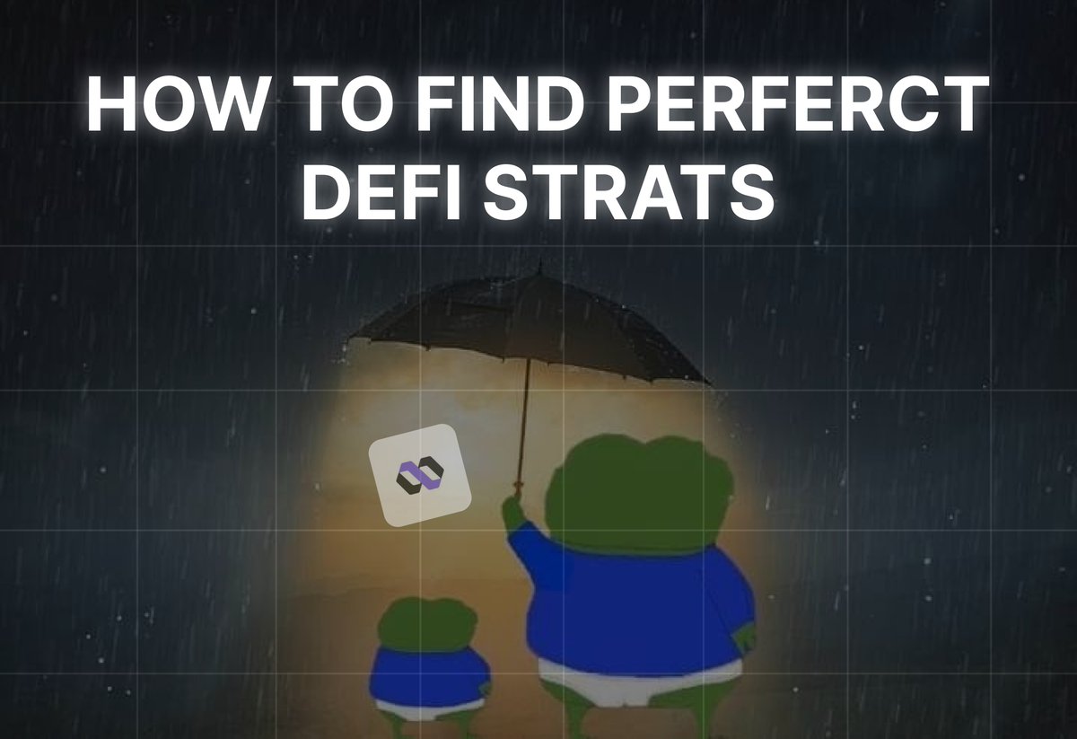 Gyome1_'s tweet image. exactly what every DeFi expert needs - clean, tasty r/r strategies
> But where do you even get them?
first thing that comes to mind is Twitter, where dozens of DeFi KOLs will “recommend” which pool, protocol, or chain to ape into
but have you ever thought about how every one…
