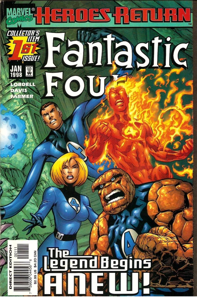 I was fortunate to be the assistant editor on “Heroes Return” Fantastic Four #1 with Alan Davis and Scott Lobdell. 

It was the FF’s return to the Marvel Universe after a year away. 

Tomorrow I’ll be seeing Fantastic Four and their entry into the Marvel Cinematic Universe!