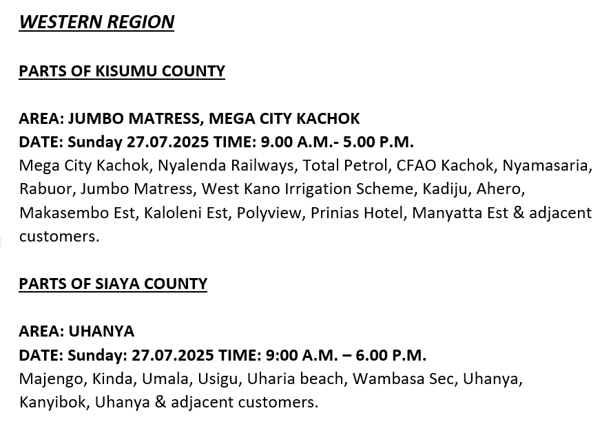 Kenya Power tweet media