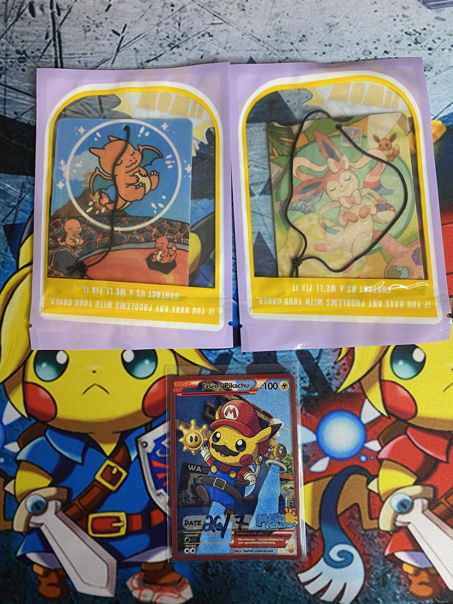 PokemonNFTS96's tweet image. Testing something new 🆕 custom car air freshener $8USD each + shipping 
x5 Charizard : Ocean 🌊 Mist
x6 Sylveon : Peach 🍑 Blossom 🌸 
All payment through paypal