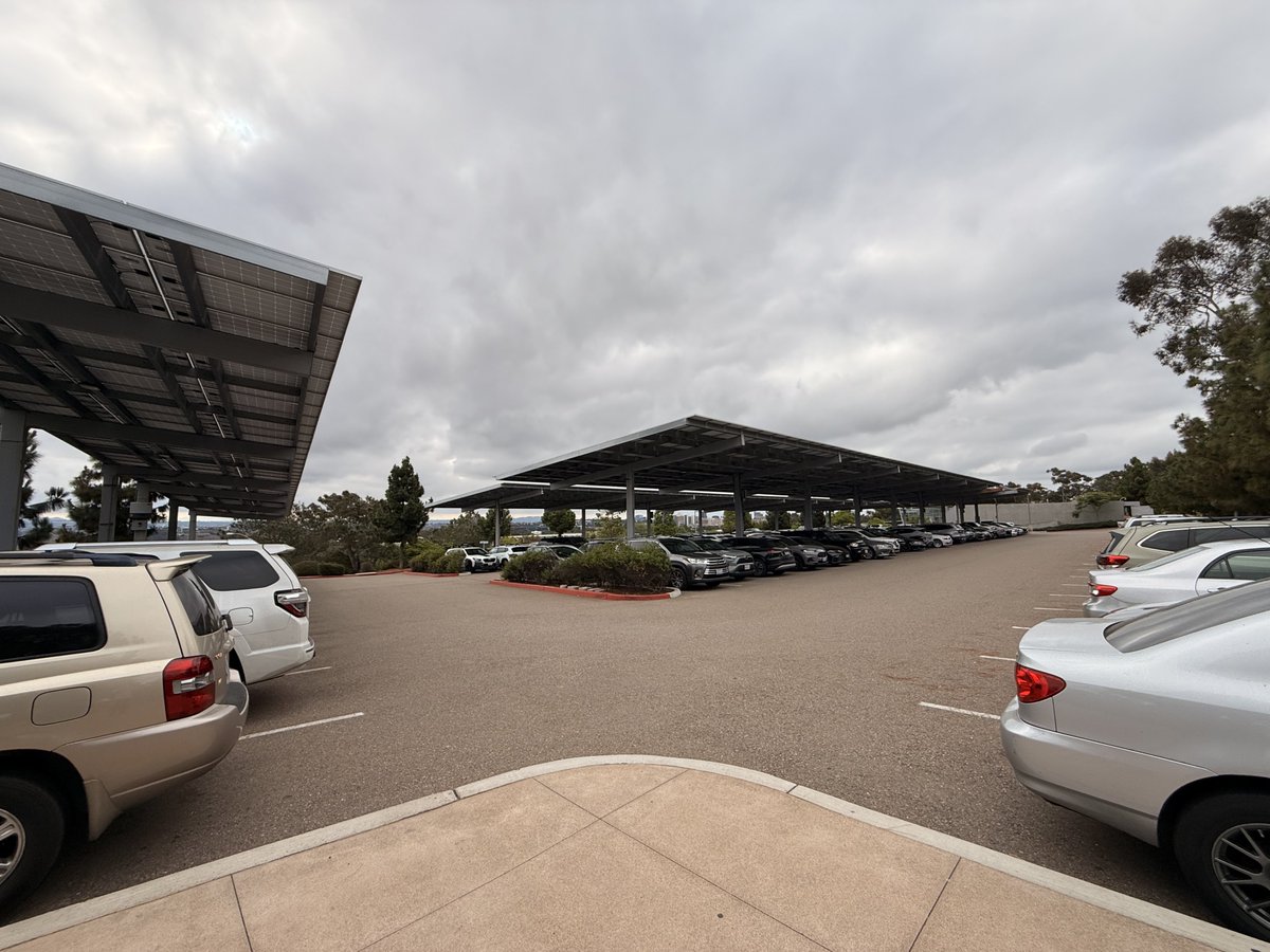 All parking 🅿️ lots should be covered in solar panels.