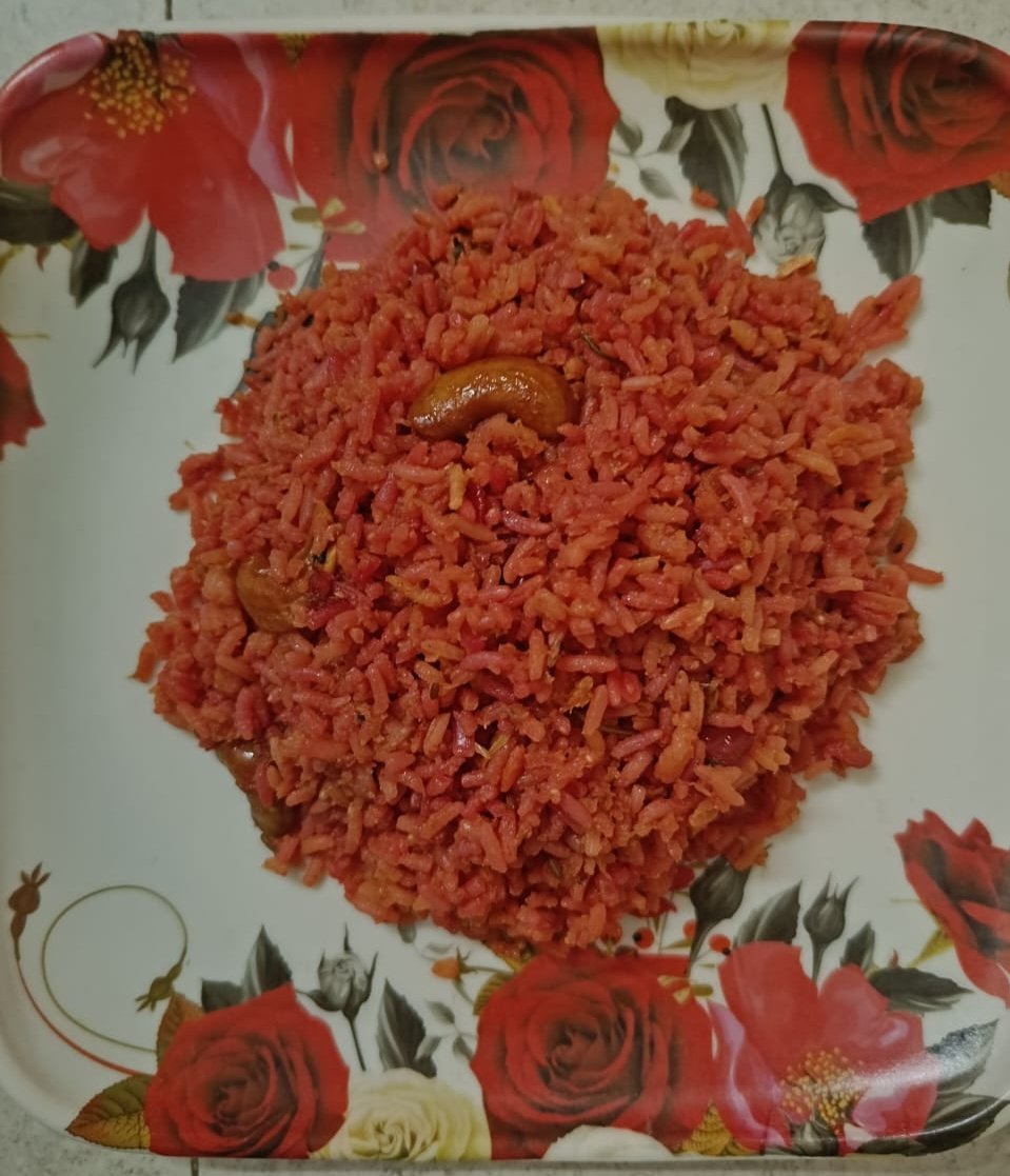 Deepika5764's tweet image. Healthy Food thintu healthy ga undandi frnds 😊
Beetroot Rice 🌾😋