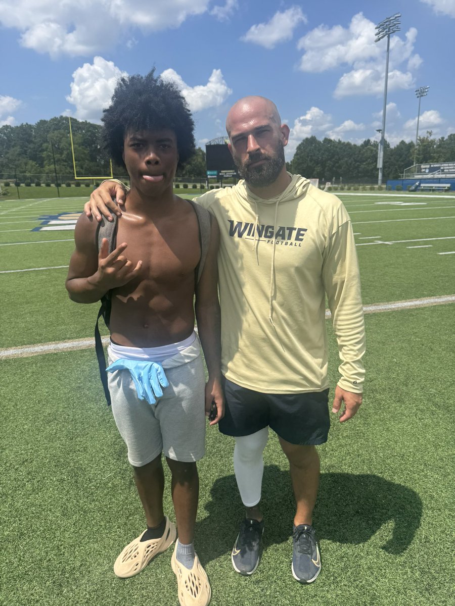 IsaiahAgee22's tweet image. Had a great time with @CoachUlassin and @WingateFb thanks for having me! @Coach_Swagg4 @HenAdonis @Coach_Sneed_ @PrepRedzone