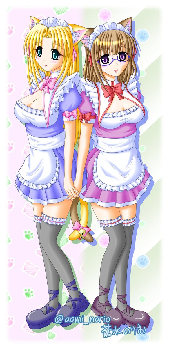 aomi_norio's tweet image. #女の子のイラストだけで興味を持ってくれる方へ届け
TLにめちゃめちゃたくさん流れてくるので
乗るしかない、このビッ(ry
で、ねこみみ標準装備ですけどね!!🤤🤤🤤