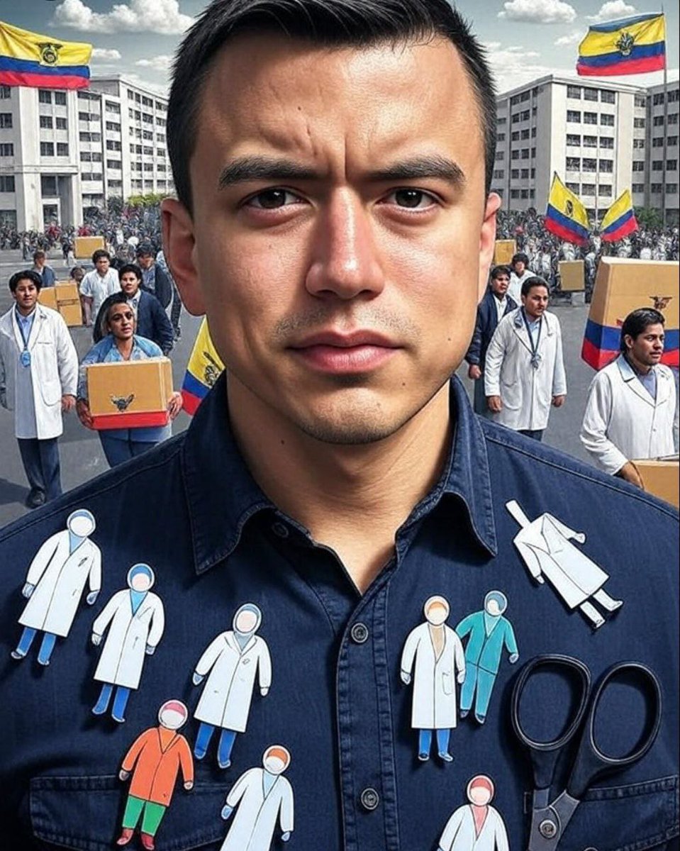 #SinEstadoNoHayPaís #DecretoMortal57 | 🔥 Despedir a miles del sector público NO es eficiencia:
❌ Es colapso en hospitales y escuelas
❌ Es más desempleo y menos consumo
❌ Es destruir derechos en nombre de una excusa barata
💥 Noboa no achica el Estado, achica el país.