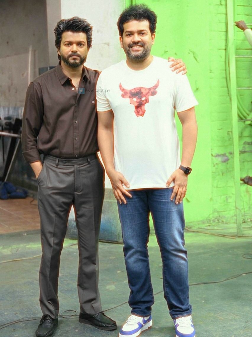 ActorVijayFP's tweet image. Thalapathy Unseen Click. #TheGOAT