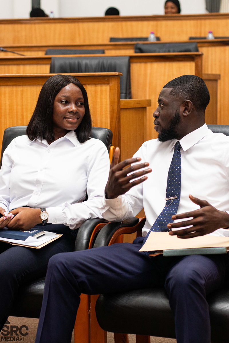 watsuptek's tweet image. Mary Ann Baawah Prestsi an SRC Presidential aspirant together with her running mate have been vetted and discharged by the panel .
#WatsuptekReport
#ElectionCommandCenter
#KNUSTDecides25