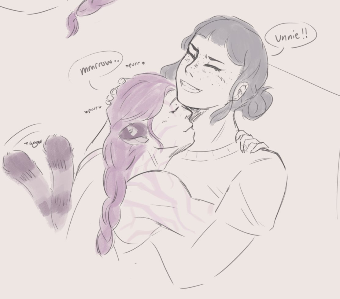 molotov_exe's tweet image. sometimes Rumi just answers in chirps and meows and noises and they just keep talking to her like "oh yeah and then what?" like you would a cat anyways more Tiger Rumi doodles #polytrix #KPOPDEMONHUNTERS
