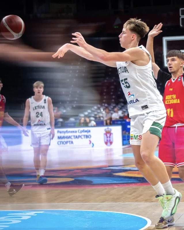 bczalgiris's tweet image. W! Lithuania ๐ฑ๐น U18 starts strong at #U18EuroBasket with a win over North Macedonia! ๐
๐ฑ๐น 137 - 62 ๐ฒ๐ฐ
#ZalgirisYouth