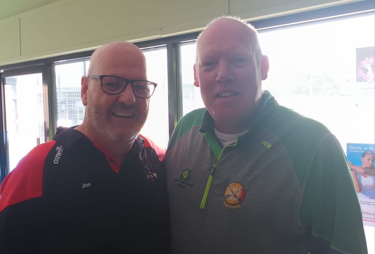 Great day down at <a href="/LisburnHurlers/">Social Hurling Lisburn</a> Féile. As always the now traditional photo of the 2 Joes!!!