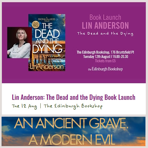 The Edinburgh launch event for Lin Anderson's crime thriller THE DEAD AND THE DYING is in The Edinburgh Bookshop on 12th August. Info and tickets: bit.ly/4eX3Mp1
#TheDeadandtheDying #CrimeFiction #LinAnderson #BookTwt #Thrillerbook