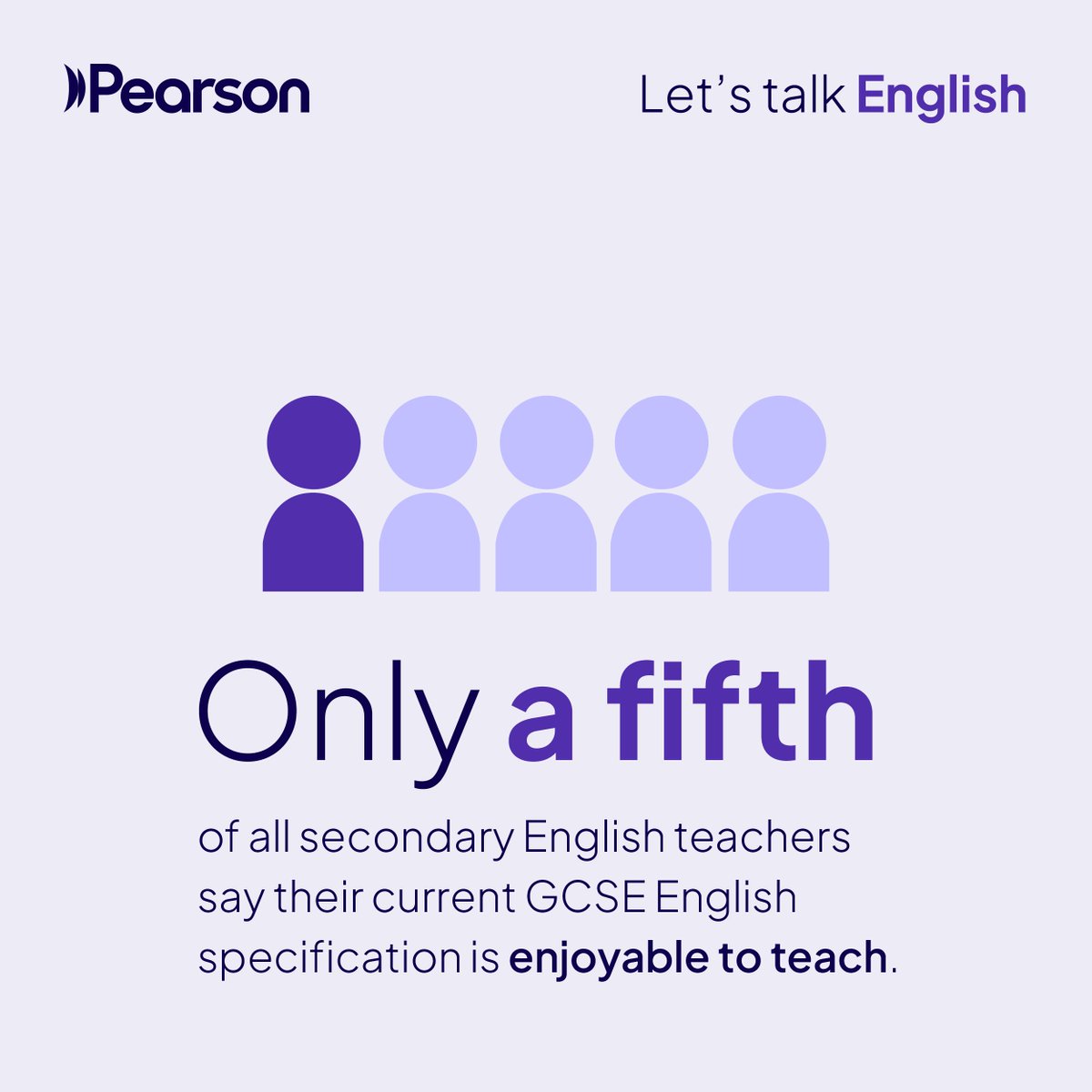 EngMediaCentre's tweet image. A recent national survey by Pearson gathered insights from over 800 secondary English teachers.
Is GCSE English still fit for purpose?
From Pearson’s #LetsTalkEnglish campaign: bit.ly/3GAKAAy
@PearsonSchools