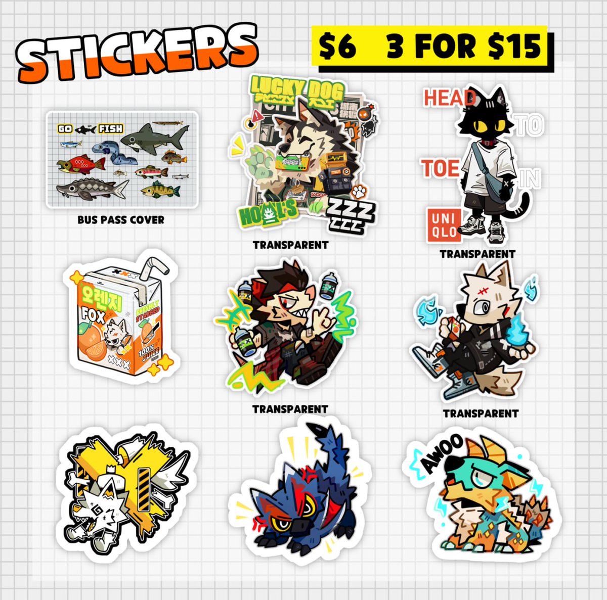 hey hey!!

next weekend ill be at canfurence!!

here's a catalogue of merch ill be having!!

see you there!! 🐦🔪✨