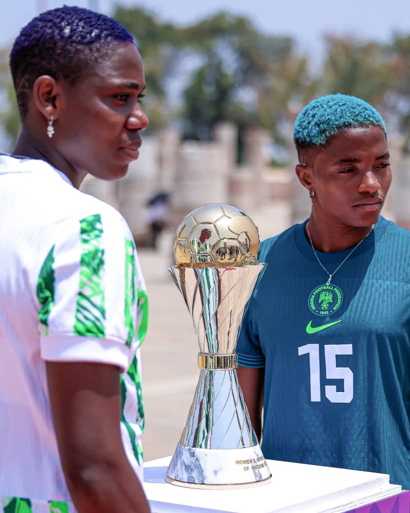 mygtvsports's tweet image. Final Showdown
Two giants. One trophy.
As Morocco and Nigeria pose for a final face-off, who lifts the WAFCON crown tonight? 👑⚽
#WAFCON2024
#GTVSPORTS
