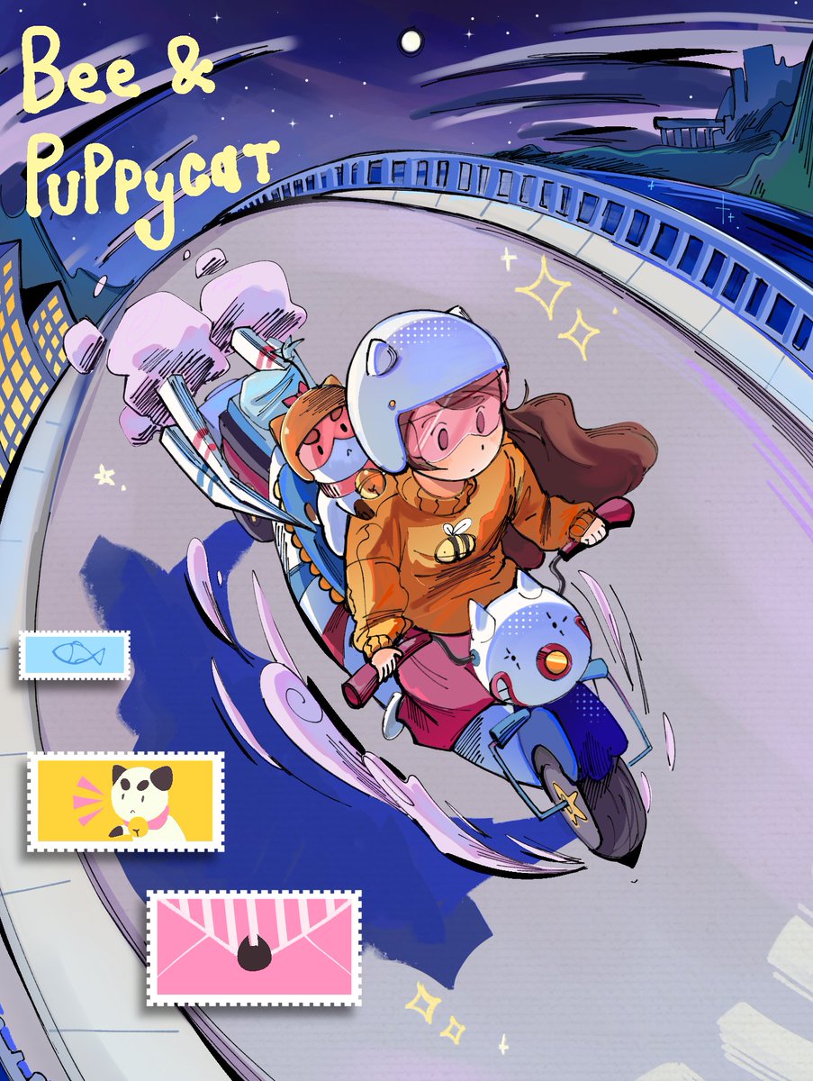 sparklyst4rs's tweet image. bee and puppycat