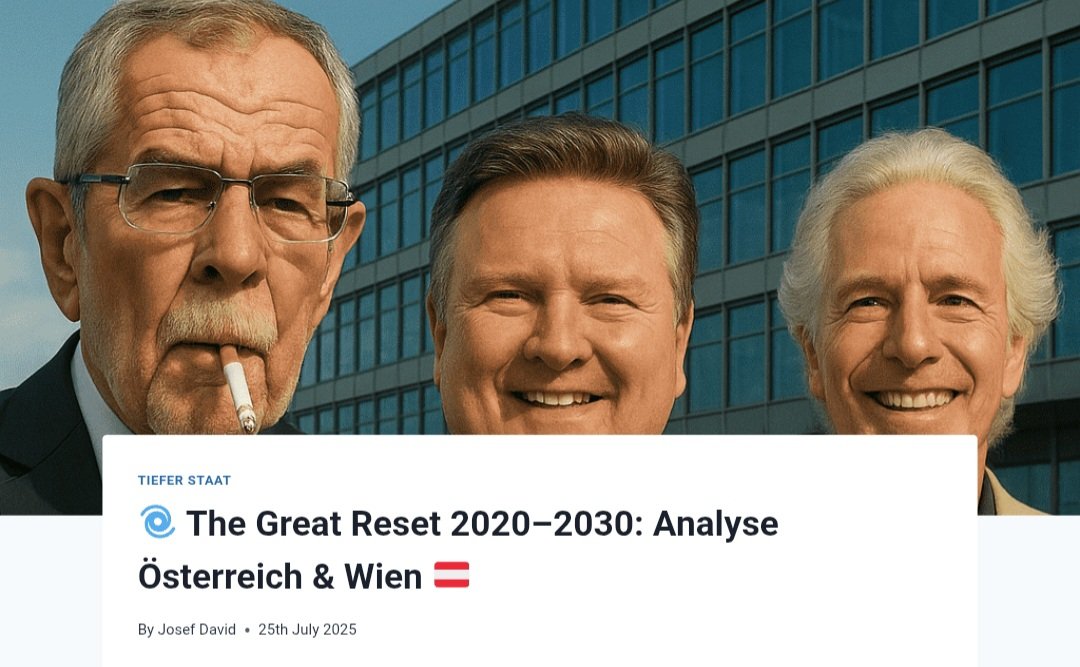 YNne5791's tweet image. Die Hauptakteure:
🔺️WEF / Klaus Schwab
🔺️UN / WHO /
EU-Kommission
🔺️Regierungen (z.B. Österreich)
🔺️Tech-Giganten (Microsoft, Google)
🔺️Zentralbanken / EZB
🔺️Stiftungen (Soros, Gates)
🔺️Mainstream-Medien
rapidknowhow.com/%f0%9f%8c%80-t…