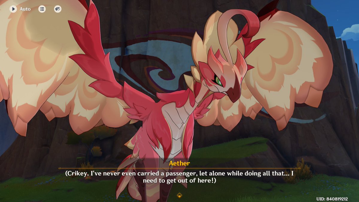 scawaefer's tweet image. aether saying crikey....