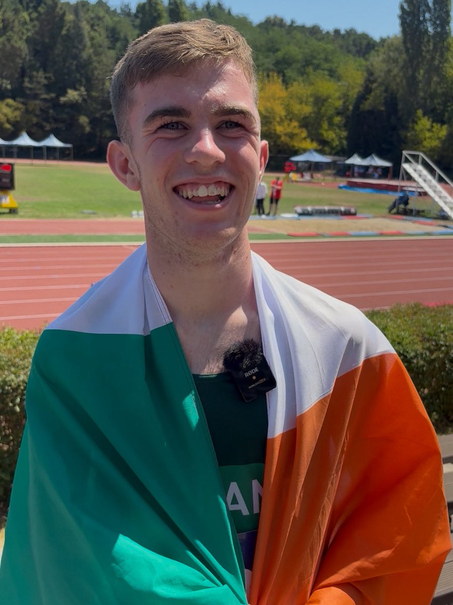 ParalympicsIRE's tweet image. SILVER FOR MACKEN! ๐ฅ
Team Irelandโs second medal! Brilliant run from Macken ๐ฅ
โฑ๏ธ 13.07
#TeamIreland | #EPYG