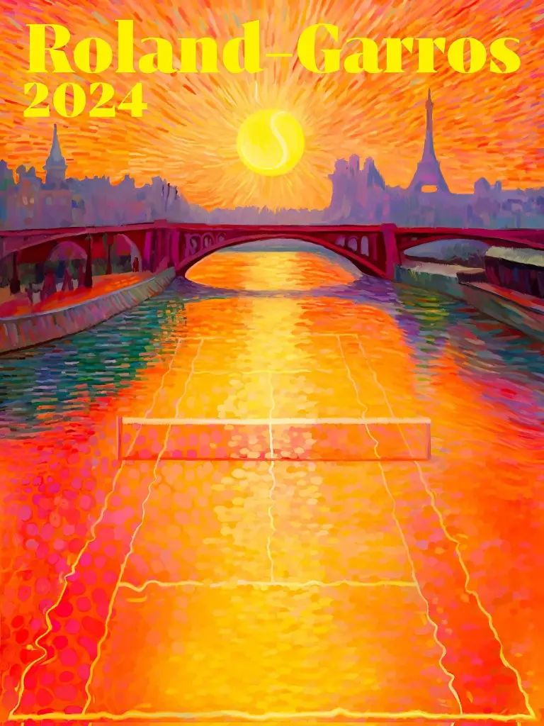 lcheylus's tweet image. The Art of Roland-Garros: All of the Tournament&apos;s iconic Posters in one place #Art #Tennis 🎾 garros.gallery