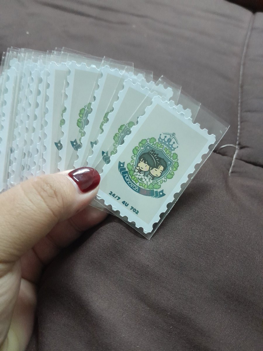 KaimookPalit702's tweet photo. Giveaway ที่สั่งมาแน้วววว
น้อลสแตมป์น่ารักมากๆเลย ขอขอบคุณลายเส้นจาก @snoopy21twit ด้วยนะคะ นุชทำมาไม่เยอะค่ะ ถ้าเจอกั��จะแลกหรือมารับไปได้เลยนะคะ❤️🥰
#เป๊กผลิตโชค
#PeckPalitChoke https://t.co/TnwpTHQ6o8
