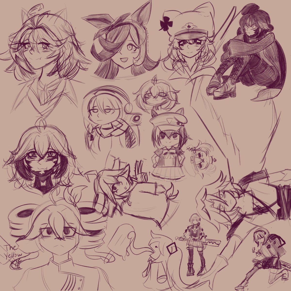 meemokyu's tweet image. I finished my first doodle board.  Time to start another one