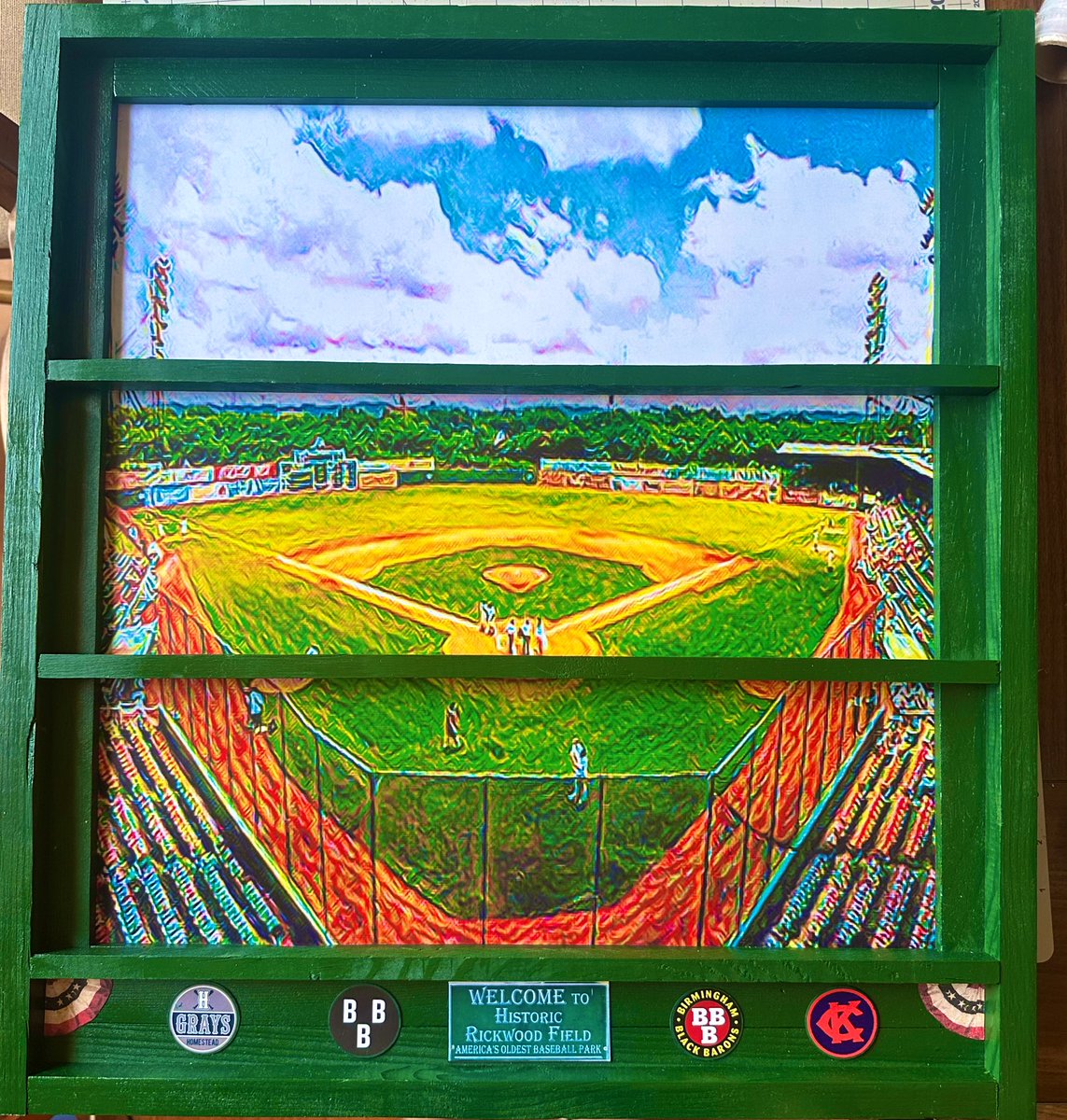 CardsCigarbox's tweet image. Rickwood Field Display
custom order.